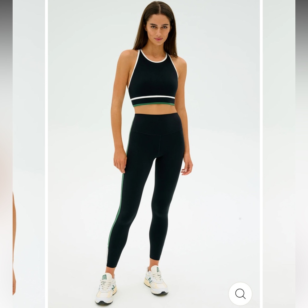 Splits59 Layla Airweight Sports Bra Black / Arugula Size S